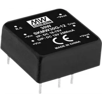 Strāvas adapteris/pārveidotājs Mean Well SKMW30F-03 — 30 W izeja, RoHS sertificēts, 18 g