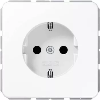 Kontaktligzda Jung Schuko 16A 250V modelis CD1520NWW — padziļinājumā montējama elektrības kontaktligzda