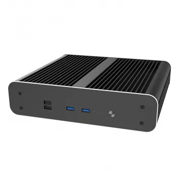 Akasa Euler CTX bezvēdekļu mini korpuss Thin Mini-ITX - melns