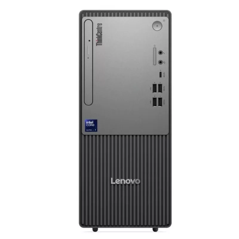 Galddators Lenovo ThinkCentre Neo 50t G6 Tower — Intel Ultra 7 265, 16GB RAM, 512GB SSD, Windows 11 Pro, DVD, melns, 3Y OS+1Y CI