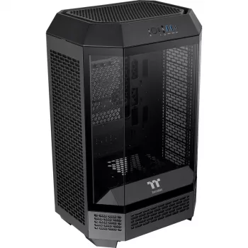 Thermaltake the Tower 300 Black Micro Tower ar rūdītu stiklu PC spēļu korpuss