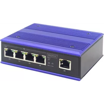 Tīkla slēdzis Digitus 4 Port Fast Ethernet Industrial Unmanaged