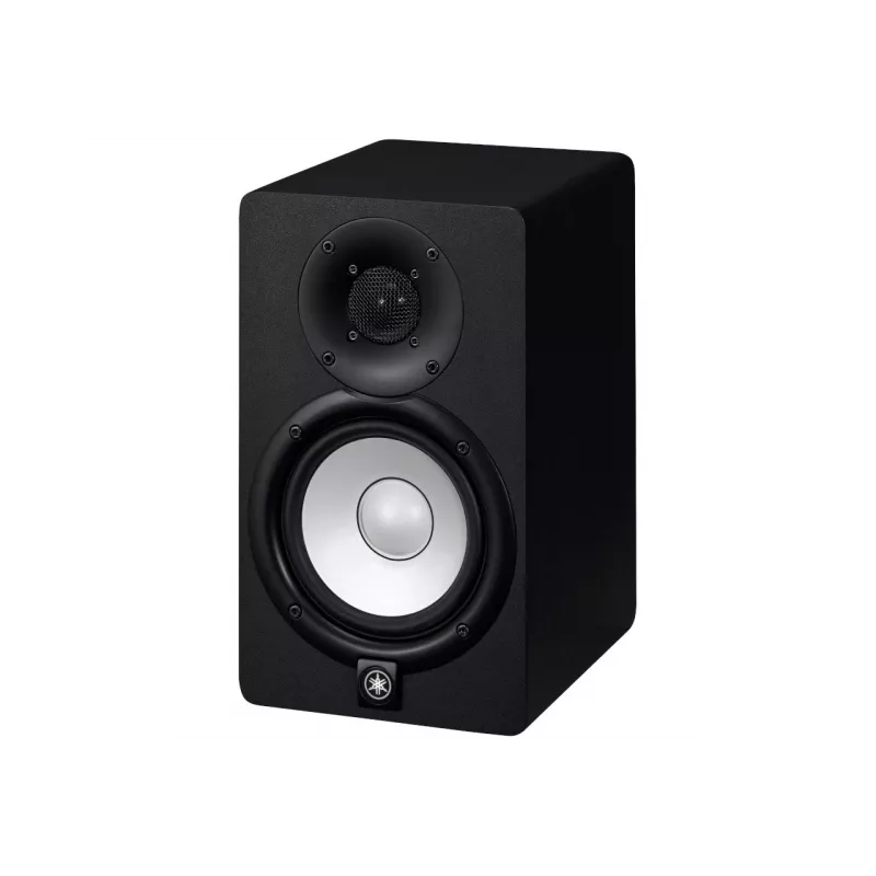 2 joslu skaļrunis YAMAHA HS5 — 5 collu zemfrekvences skaļrunis, 1 collas augstfrekvences skaļrunis, 70 W RMS, 54–30000 Hz, vadu, XLR ieeja, MDF korpuss