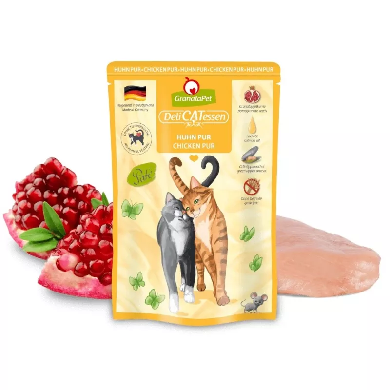 GRANATAPET DeliCATessen Chicken - mitrā kaķu barība - 85g