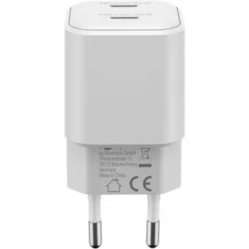 USB-C Dual-Fast lādētājs Nano, PD, GaN, 35 W (balts, 2x USB-C, Power Delivery 3.0)