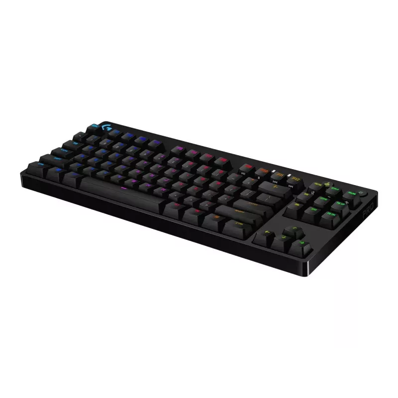Logitech G PRO spēļu tastatūra - Tastatūra - QWERTY - spāņu - Melna (920-010593)
