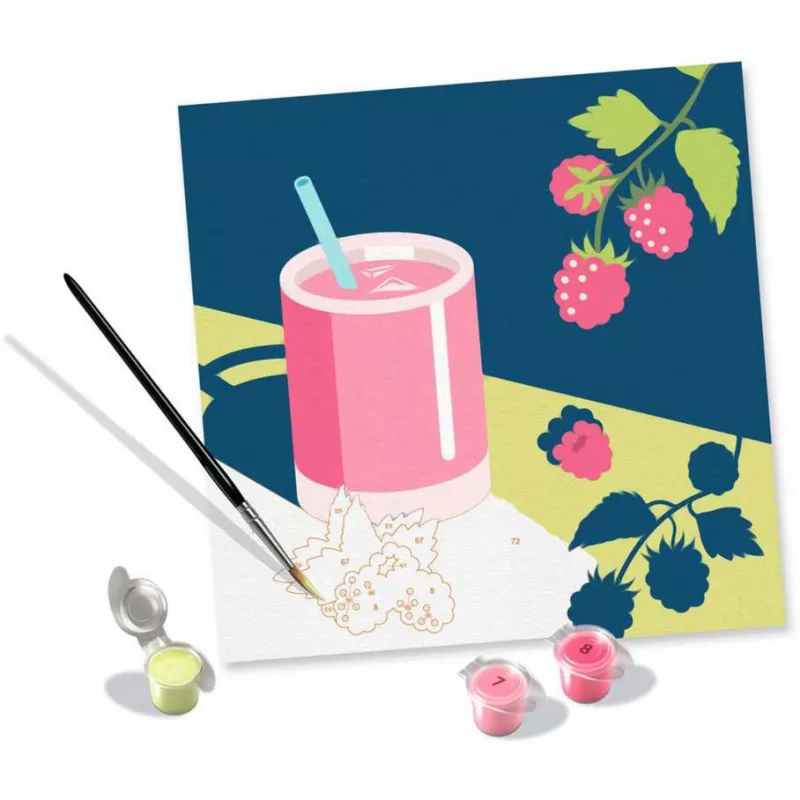 Ravensburger CreArt krāsošanas komplekts — Mocktail Raspberry (25562) mākslas komplekts