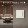 AQARA Light Switch H2 EU (4 pogas, 2 kanāli) (WS-K08D) - Zigbee un Thread sienas slēdzis ar 2 relejiem