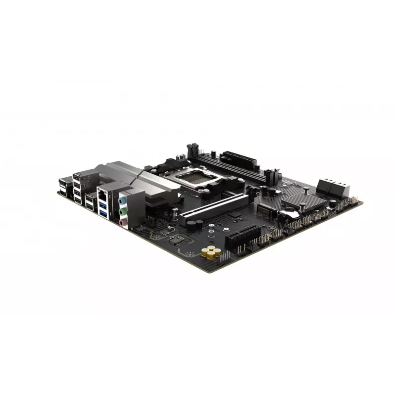 Mātesplate Sapphire B650M-E (AMD B650) micro ATX, Socket AM5, DDR5, 2x DIMM, 96GB, 2x M.2 (PCIe5/4), 4x SATA III, 2.5Gb LAN