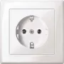 Kontaktligzda CEE 7/3 Merten MEG2301-1519 balta