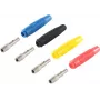 Bananenkupplung Set ShiverPeaks BS56215-SET — banānu spraudņu komplekts, dažādas krāsas (zila, dzeltena, melna, sarkana)
