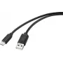 Renkforce RF-4695144 USB kabelis 2 m USB 2.0 USB A USB C melns (RF-4695144)
