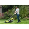 Ryobi OLM1833B zāles pļāvējs, stumjamais zāles pļāvējs, akumulators, melns, zaļš