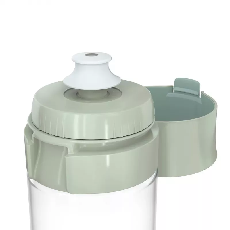 Atkārtoti lietojama ūdens pudele BRITA Fill&Go Vital 600 ml ar iebūvētu MicroDisc filtru, zaļa