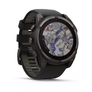 Garmin fenix 8 3.56 cm (1.4) 51 mm Digital 280 x 280 pikseļi Skārienekrāns Titāns Wi-Fi GPS (satelīts)