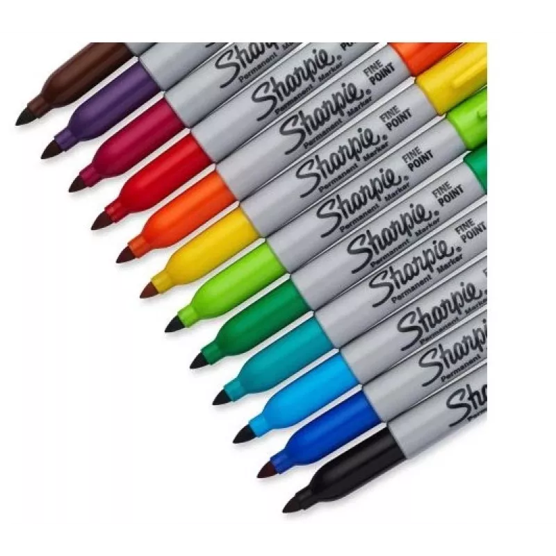 Sharpie Fine marķieris 18 gab. Smalks uzgalis Daudzkrāsu