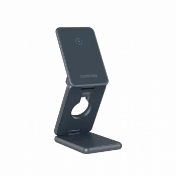 CANYON Salokāms bezvadu lādētājs OnCharge 309 15W 3in1 Metāls