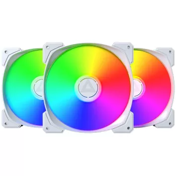 MONTECH HP140 ARGB PWM 140mm balts 3 iepakojumā