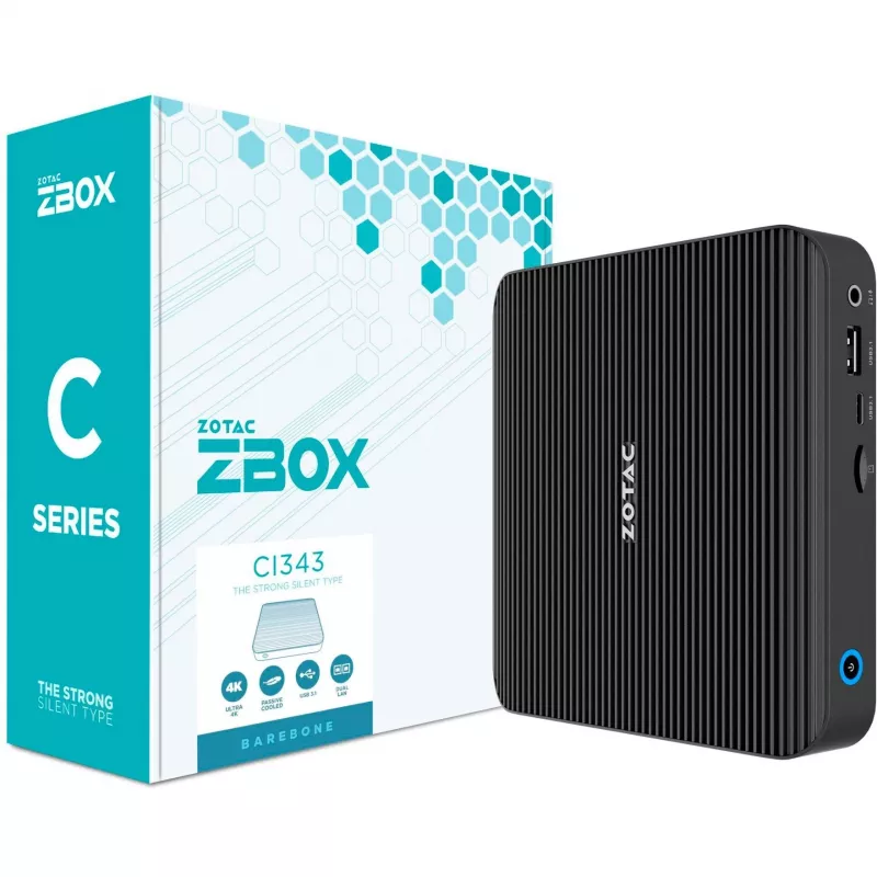 Desktop Zotac ZBOX edge CI343 N100 3.4 GHz 16 GB SSD