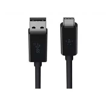 USB kabelis Belkin USB-A - USB-C 0.9m F2CU029BT1M-BLK