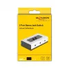 Audio slēdzis DeLOCK 88061 melns pelēks 3.5 mm ievade izvade