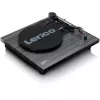 Siksnas piedziņas audio atskaņotājs Lenco LS-10, melns, ar iebūvētiem skaļruņiem, 33/45 RPM, RCA izeja, austiņu ligzda