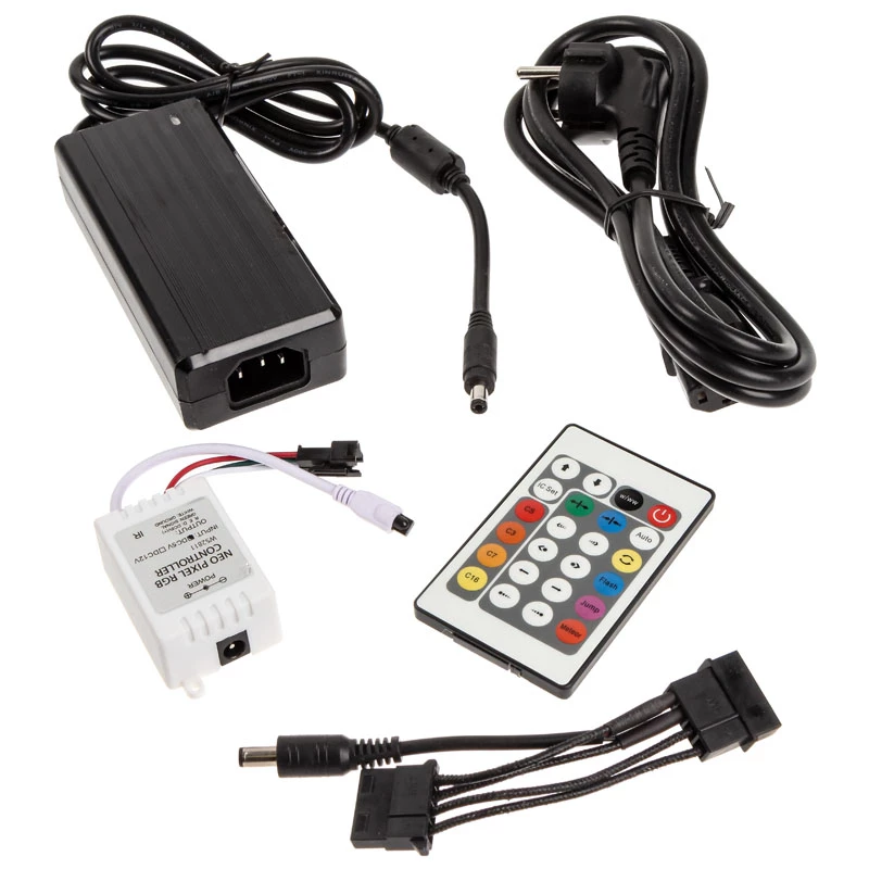 LED gaismas lente Lamptron FlexLight Multi programmējama RGB LED ar infrasarkano tālvadību, 8,5 m