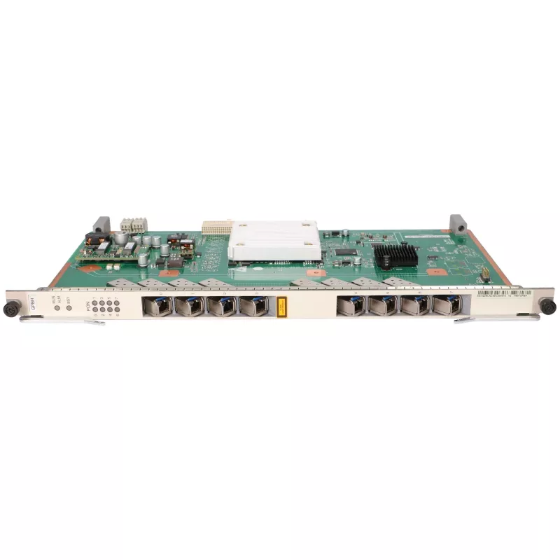 Optiskais tīkla terminālis HUAWEI H807GPBH — GPON karte ar 8× GPON 2.5G portiem un SFP slotu