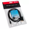DVI kabelis Akasa AK-CBCA10-18BK 1,8 m DVI-D melns