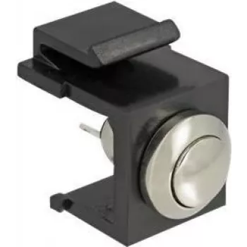 Vadu savienotājs Keystone DeLOCK 86402 LED melns nerūsējošais tērauds