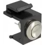 Vadu savienotājs Keystone DeLOCK 86402 LED melns nerūsējošais tērauds