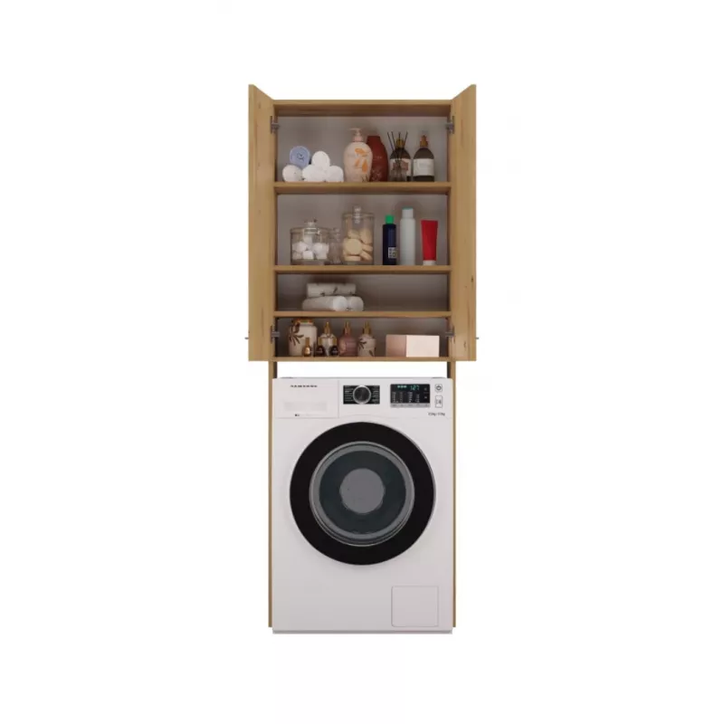 Topeshop POLA DD ARTISAN vannas istabas uzglabāšanas skapītis Ozols