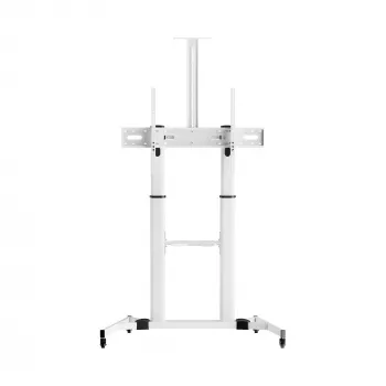 Sbox FS-3610 Grīdas statīvs īpaši lieliem LED televizoriem 60-100 100kg Balts