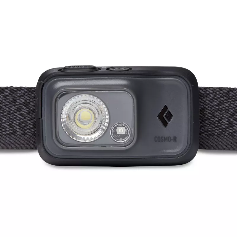 Galvas lukturītis Melns Diamond Cosmo 350-R, 350 lm, IP67, uzlādējams caur USB, 1500 mAh, sarkans
