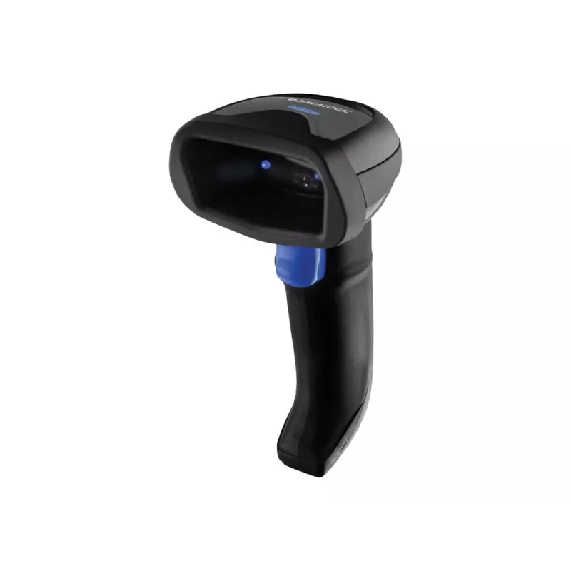 Datalogic QuickScan QBT2500, BT, 2D, Multi-IF, Digimarc, komplekts (USB), melns rokas skeneris, Bluetooth skeneris, 2D, attēlotājs, Digimarc, vairāku saskarņu (RS232, KBW, USB), aizsardzības klase R