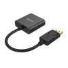 UNITEK Y-5118E DisplayPort–VGA adapteris, melns, vīrišķais