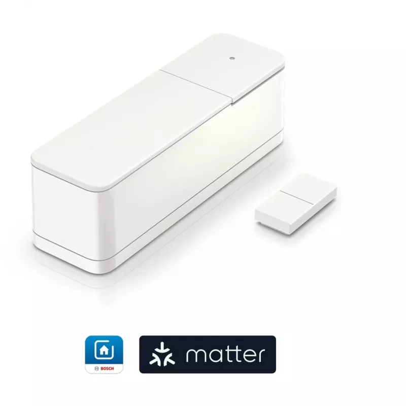 Durvju/logu kontakta atvēršanas detektors, Bosch Smart Home Smart Home, modelis 8750002952, balts