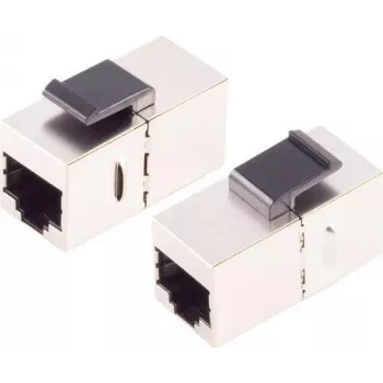 Keystone Module ShiverPeaks S/CONN 08-10010 plakans Silver RJ-45 24 pcs