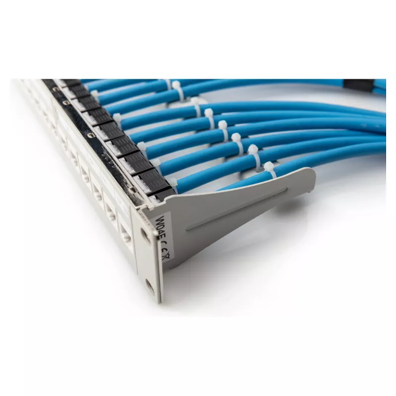 DIGITUS CAT 6A U/FTP instalācijas kabelis 305 m, vienkāršs, Cca, Easy Pull Box, zils