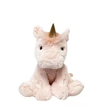 Plīša rotaļlieta TULILO Mascot Lily Unicorn 30 cm — mīksts pildīts dzīvnieks, sēdošs dizains