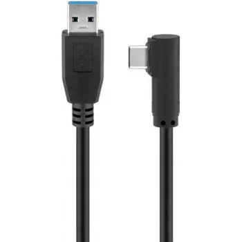 Microconnect USB3.1CA1A USB kabelis USB 3.2 Gen 1 (3.1 Gen 1) 1 m USB A USB C Melns