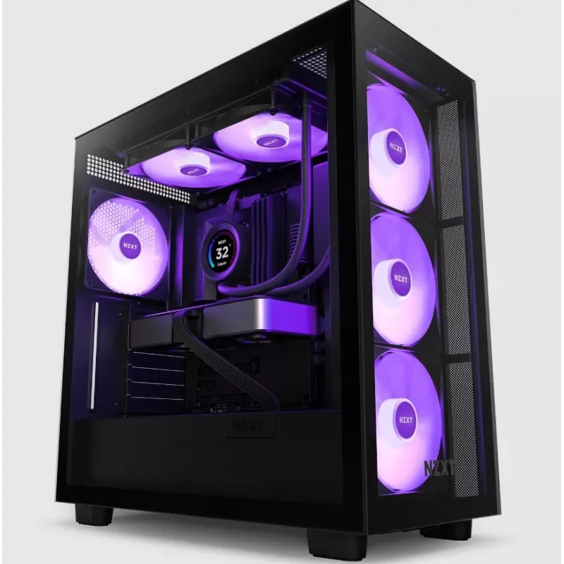 Šķidruma dzesētājs NZXT Kraken Elite 280 RGB 14 cm melns