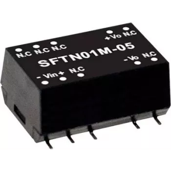 Strāvas adapteris MEAN WELL SFTN01M-05 1 W 5 V Ieeja 10.8-13.2 V