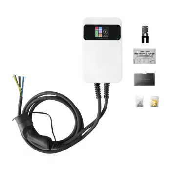 Sienas lādētājs Besen SQ20-11KW-APP 11 kW Type 2 elektromobiļa lādētājs, piestiprināms pie sienas
