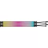 iCUE ARGB PSU kabeļu sloksnes, LED lentes 2x 240 mm, barošanas blokam - kabelis