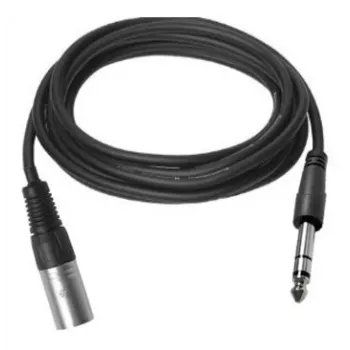 Vivolink PROAUDXLRJACKS0.5 audio kabelis 0,5 m XLR 6,35 mm melns