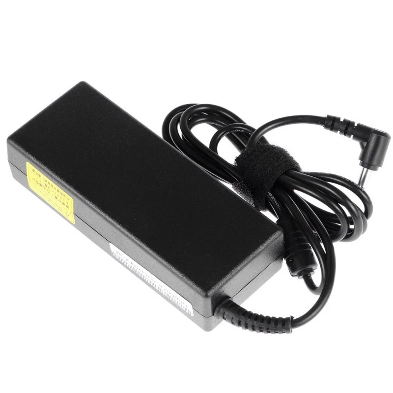 Laptop Power Adapter zaļa Cell AD02P 90W 19V 4.74A AC-to-DC Indoor Melns
