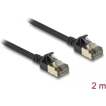 Tīkla kabelis DeLOCK RJ45 Cat.8.1 2m Melns