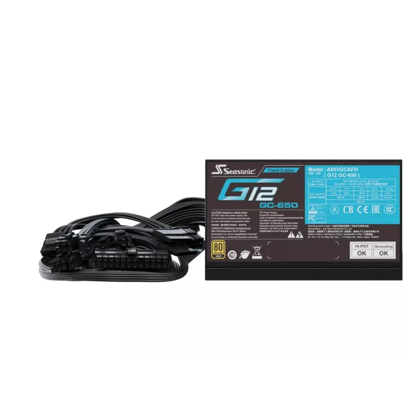 Barošanas bloks Seasonic G12 GC-650 650W
