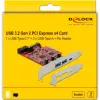 PCI Express x4 karte DeLOCK 90492 USB Type-C USB Type-A